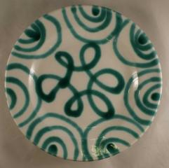 Gmundner Keramik-Teller/Dessert Fahne 20